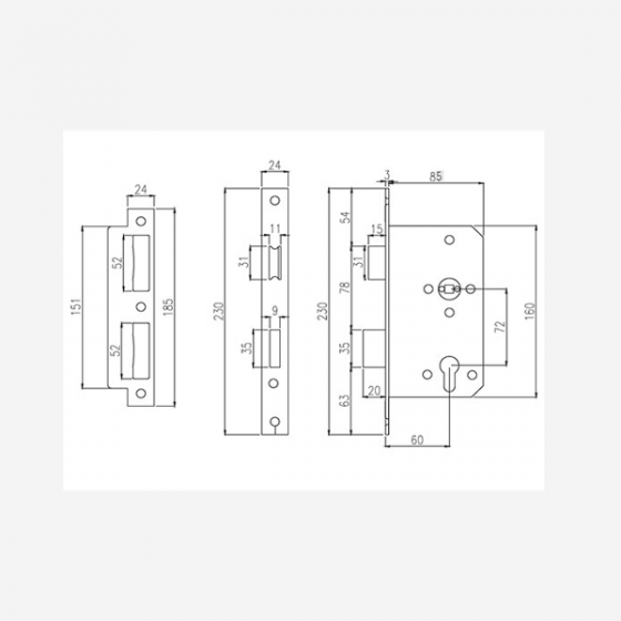 Anti-Panic Escape Sash Lock (887 APN) – SimplexHardware